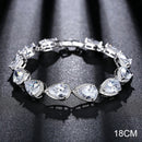 2021 New Fashion Luxury 925 Sterling Silver Tennis women's Bracelets Bangle For Women Christmas Gift Jewelry Wholesale S5877b