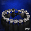 2021 New Fashion Luxury 925 Sterling Silver Tennis women's Bracelets Bangle For Women Christmas Gift Jewelry Wholesale S5877b