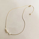 Huge Bud Necklace 14k Real Gold Plated Pearl Pendant Collares Collier Designer Jewelry Luxury Necklace for Girl Women Choker