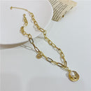 Huge Bud Necklace 14k Real Gold Plated Pearl Pendant Collares Collier Designer Jewelry Luxury Necklace for Girl Women Choker