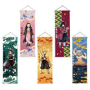 Fashion Prints Scroll Anime Demon Slayer Kimetsu Poster Hippie Wall Picture Nordic Canvas Hanging Painting Office Home Decor