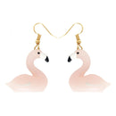 30 Style Earrings For Women Girls 3D Birthday Lovely Jewelry Duck Rabbit Animal Cow Flamingo Kids Children's friendship Gift