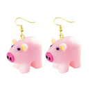 30 Style Earrings For Women Girls 3D Birthday Lovely Jewelry Duck Rabbit Animal Cow Flamingo Kids Children's friendship Gift