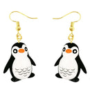 30 Style Earrings For Women Girls 3D Birthday Lovely Jewelry Duck Rabbit Animal Cow Flamingo Kids Children's friendship Gift