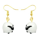 30 Style Earrings For Women Girls 3D Birthday Lovely Jewelry Duck Rabbit Animal Cow Flamingo Kids Children's friendship Gift