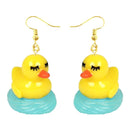 30 Style Earrings For Women Girls 3D Birthday Lovely Jewelry Duck Rabbit Animal Cow Flamingo Kids Children's friendship Gift