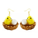 30 Style Earrings For Women Girls 3D Birthday Lovely Jewelry Duck Rabbit Animal Cow Flamingo Kids Children's friendship Gift