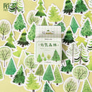 Warm 46pcs Kawaii Love Overture Cute Boxed Stickers Aesthetics Planner Scrapbooking Planner Decorative Stationery Anime Stickers