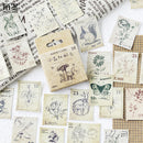 Warm 46pcs Kawaii Love Overture Cute Boxed Stickers Aesthetics Planner Scrapbooking Planner Decorative Stationery Anime Stickers