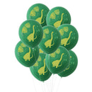 7pcs/set Dinosaur Foil Balloons Boys Animal Balloons Happy Birthday Balloon Baby Kids Birthday Party Jurassic World Decoration