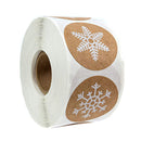 100-500pcs 6 Designs 1 Inch Christmas Theme Seal Labels Stickers For DIY Gift Baking Package Envelope Stationery Decoration