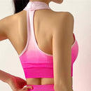 New ombre seamless leggings for women high waist yoga pants sexy booty legging scrunch butt pink fitness legging sports tights