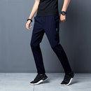 2021 New Men Pants Joggers Fitness Casual Quick Dry Outdoor Sweatpants Breathable Slim Elasticity Trouser Plus Size Men Pants
