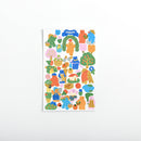 Mohamm 1Pc Animal Friends Series Stickers Decoration Scrapbooking Paper Creative Stationary School Supplies