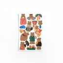 Mohamm 1Pc Animal Friends Series Stickers Decoration Scrapbooking Paper Creative Stationary School Supplies