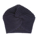 Women Autumn Winter Knot Bandana Turban Resuable Foldable Bonnet Hat Night Cap Sleep Head Cover Solid Color Headwrap Headscarf