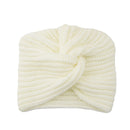 Women Autumn Winter Knot Bandana Turban Resuable Foldable Bonnet Hat Night Cap Sleep Head Cover Solid Color Headwrap Headscarf