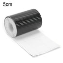 3D Carbon Carbon Fiber Car Sticker DIY Paste Protector Strip Door Sill Side Mirror Anti Scratch Tape Waterproof Protection Film