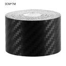 3D Carbon Carbon Fiber Car Sticker DIY Paste Protector Strip Door Sill Side Mirror Anti Scratch Tape Waterproof Protection Film