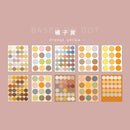 96 Pcs/set Circle Dot Diy Writeable Stickers Morandi Color Round Dot Stickers for Journal Planner Scrapbooking