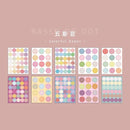 96 Pcs/set Circle Dot Diy Writeable Stickers Morandi Color Round Dot Stickers for Journal Planner Scrapbooking