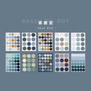 96 Pcs/set Circle Dot Diy Writeable Stickers Morandi Color Round Dot Stickers for Journal Planner Scrapbooking