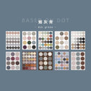 96 Pcs/set Circle Dot Diy Writeable Stickers Morandi Color Round Dot Stickers for Journal Planner Scrapbooking