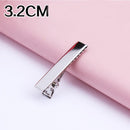 30PCS/Lot High Quality Hair Clips DIY Iron Hairpins 3.2-5.5cm Basic Barrettes Cool Girls Silver-Color Ornament Women Accessories