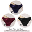 FINETOO M-2XL Women Cotton Underwear 3Pcs/set Comfortable Panties Ladies Plus Size Underpants Solid Color Briefs Female Lingerie