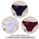 FINETOO M-2XL Women Cotton Underwear 3Pcs/set Comfortable Panties Ladies Plus Size Underpants Solid Color Briefs Female Lingerie