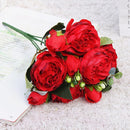 2021 Beautiful Rose Peony Artificial Silk Flowers Small bouquet flores Home Party Spring Wedding Decoration Fake Flower