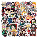 50Pcs Demon Slayer Kimetsu No Yaiba Anime Stickers Decals Skateboard Sticker For Laptop Motorcycle Luggage Kids Gift Toy Sticker