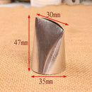 1Pcs DIY Cakes Decoration 19-tooth Pastry Nozzle Kitchen Gadgets Cookies Supplies 304 Stainless Steel Silver Fondant Decor