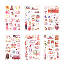 Cute Molang Rabbit Cartoon Animals Sticker Pvc Cartoon Stickers Diary Sticker Scrapbook Decoration Stationery Stickers