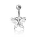 14G 316L surgical steel bar Nickel-free Retail Snake belly button ring fashion lizard lady body piercing navel belly jewelry