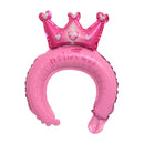 20pcs Cute Animal Tiara Headband Balloon Frog Panda Fox Tiger Cat Baby Shower Kids Toy Happy Birthday Wedding Party Decoration