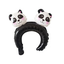 20pcs Cute Animal Tiara Headband Balloon Frog Panda Fox Tiger Cat Baby Shower Kids Toy Happy Birthday Wedding Party Decoration