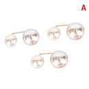 3Pcs/Set Double Pearl Pins for Women Designer Female Brooches Clothes Accessories Simulated Pearl Knit Shirt Jewelry