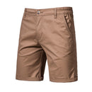 2020 New Summer 100% Cotton Solid Shorts Men High Quality Casual Business Social Elastic Waist Men Shorts 10 Colors Beach Shorts
