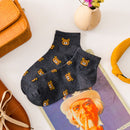2021 New Cartoon Women's Breathable Cotton Socks Cute Bear Lovely Animal Pattern Girl Sock Combed of Pure Cotton Female Socks