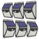 222 LED Solar Light Outdoor 4 Modes Motion Sensor PIR Wall Light Waterproof Solar Lamp Solar Powered Sunlight Garden Decoration