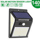 222 LED Solar Light Outdoor 4 Modes Motion Sensor PIR Wall Light Waterproof Solar Lamp Solar Powered Sunlight Garden Decoration