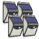 222 LED Solar Light Outdoor 4 Modes Motion Sensor PIR Wall Light Waterproof Solar Lamp Solar Powered Sunlight Garden Decoration