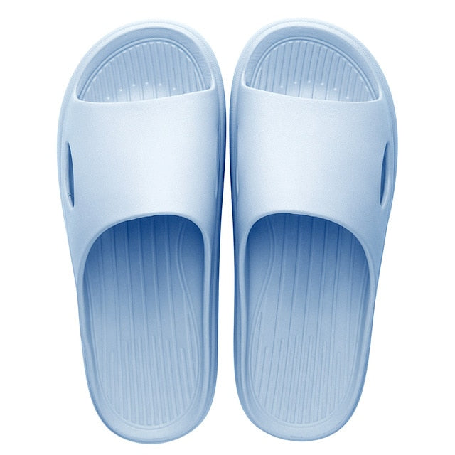 4.5cm Thick Sole House Slippers Men Women Non-slip Bathroom Footwear Boys Girls Lovers Flip Flops Summer Beach Sandals