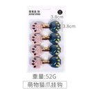 10 Pcs Door Hook Adhesive Wall Hooks Transparent Anti-skid Traceless Heavy Duty Stick on Hook Bathroom Kitchen Wall Stickers