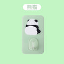 10 Pcs Door Hook Adhesive Wall Hooks Transparent Anti-skid Traceless Heavy Duty Stick on Hook Bathroom Kitchen Wall Stickers