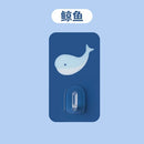 10 Pcs Door Hook Adhesive Wall Hooks Transparent Anti-skid Traceless Heavy Duty Stick on Hook Bathroom Kitchen Wall Stickers