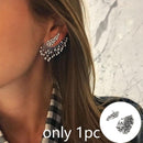 2020 New Fashion Simulated Pearls Pendient Angel Wings Leaf Feather Flowers Stud Earrings For Women Wedding Jewelry
