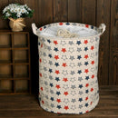 1pc Folding Laundry Basket Round Storage Bin Bag Large Hamper Collapsible Clothes Toy Basket Bucket Organizer Large Capacity