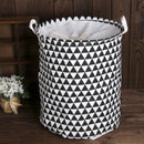1pc Folding Laundry Basket Round Storage Bin Bag Large Hamper Collapsible Clothes Toy Basket Bucket Organizer Large Capacity